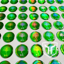 Decal 7 màu (Hologram) Phủ Keo Epoxy 4