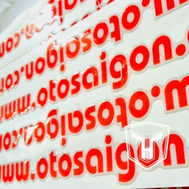 Decal Phản Quang 3M Phủ Keo Epoxy 8