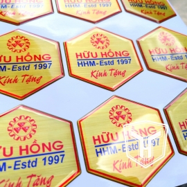 Decal Xi Bạc Phủ Keo Epoxy 6