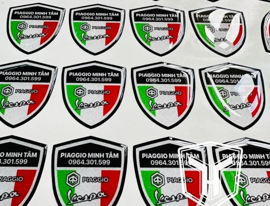 Decal Phản Quang 3M Phủ Keo Epoxy 2