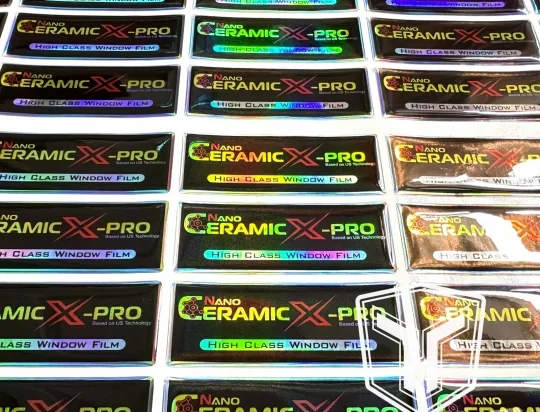 Decal 7 màu (Hologram) Phủ Keo Epoxy 5