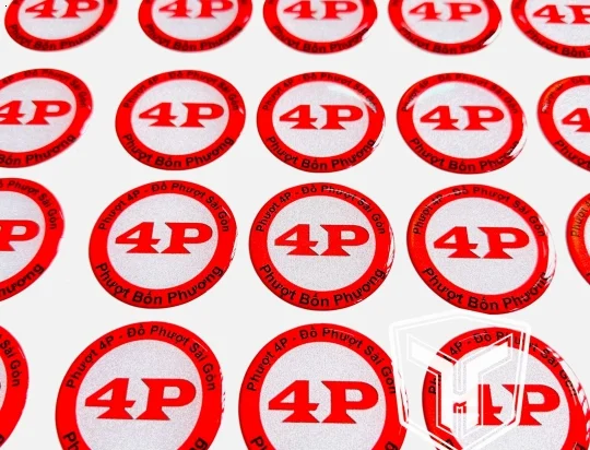 Decal Phản Quang 3M Phủ Keo Epoxy 4