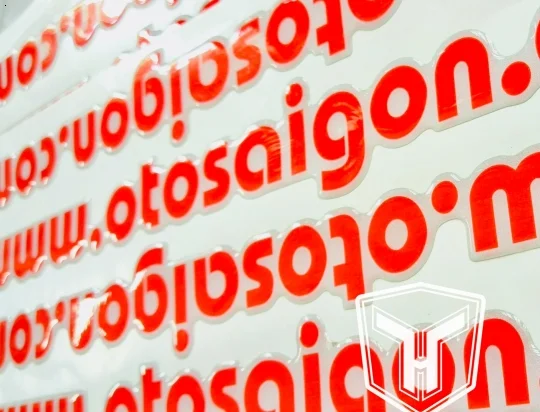 Decal Phản Quang 3M Phủ Keo Epoxy 8